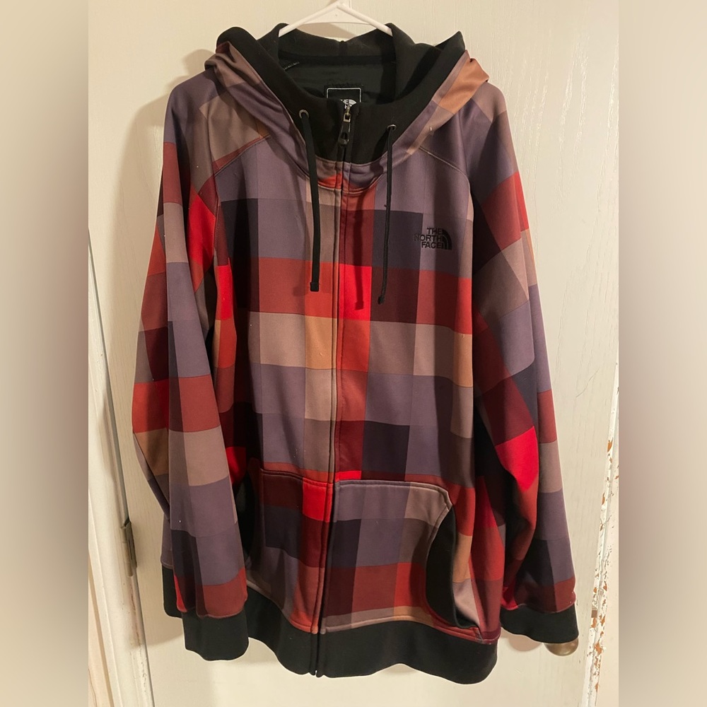 The North Face Apex Dunmoran Multi Color Full Zip Hoodie Size XXL